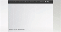 Desktop Screenshot of bigbaydentistry.com